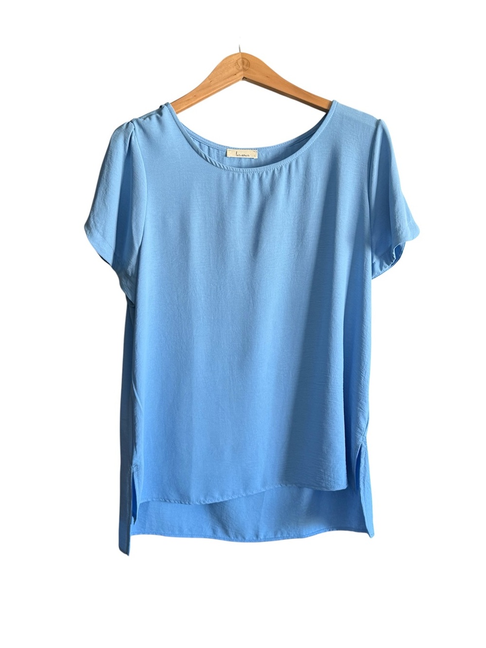 Light Blue Short Sleeve Blouse from Les Amis